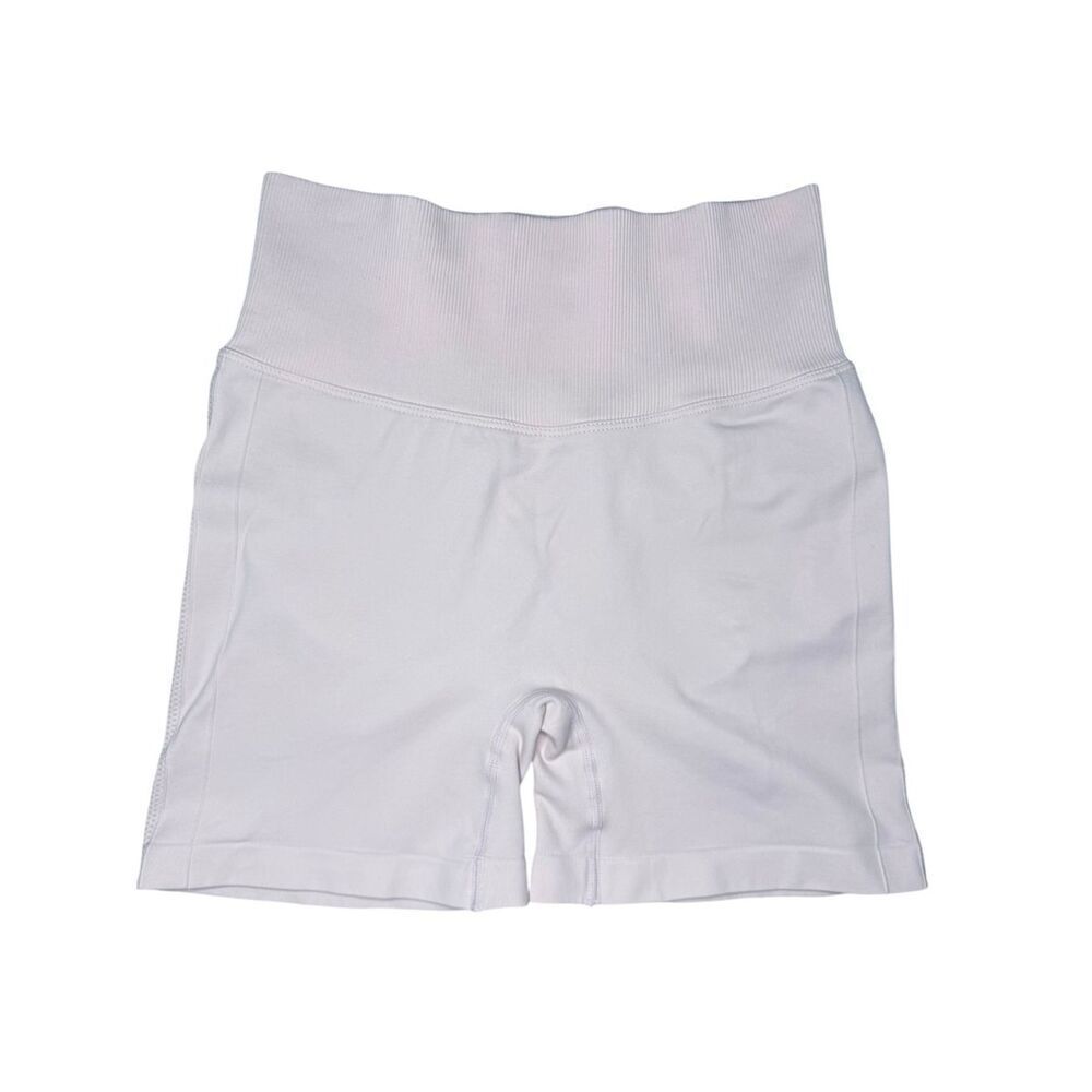 Bucked Up‎ Women’s Small Activewear Shorts Light Pink Stretch Lifting Gym Shorts
